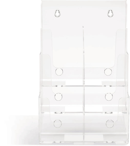 DEFLECTO Prospekthalter 245x325mm 77401 transparent lang hoch