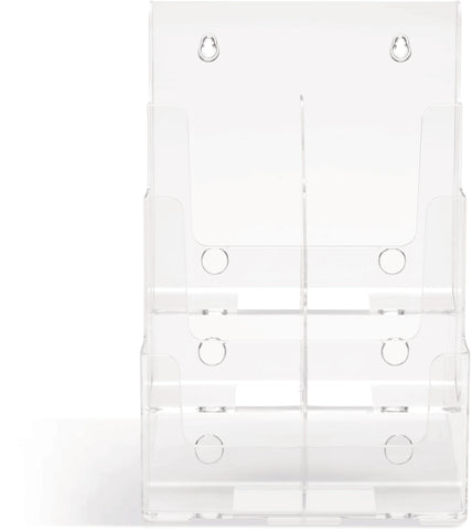 DEFLECTO Prospekthalter 245x325mm 77401 transparent lang hoch