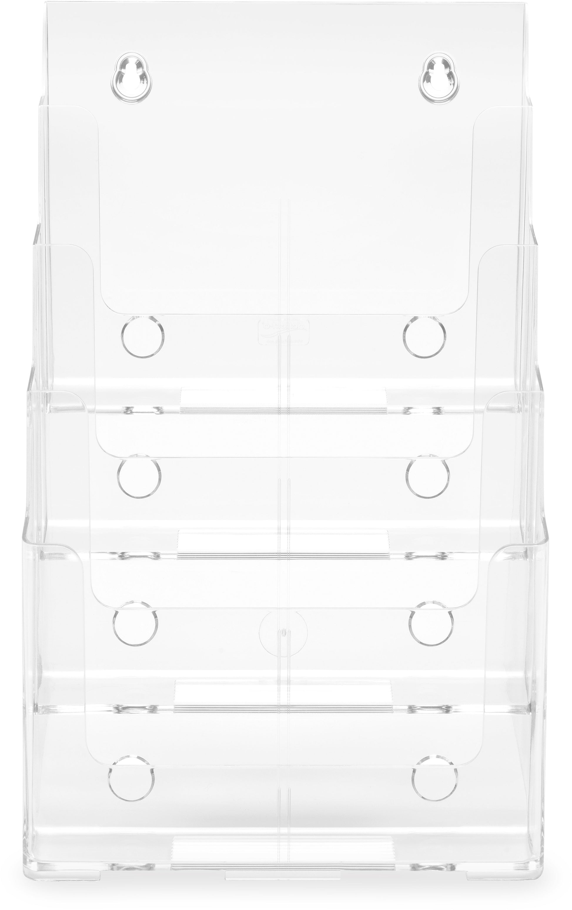 DEFLECTO Prospekthalter Docuholder A4 77441 hoch, 4 Fächer