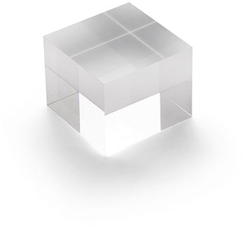 DEFLECTO Acrylblock 50x40mm AB140 transparent poliert