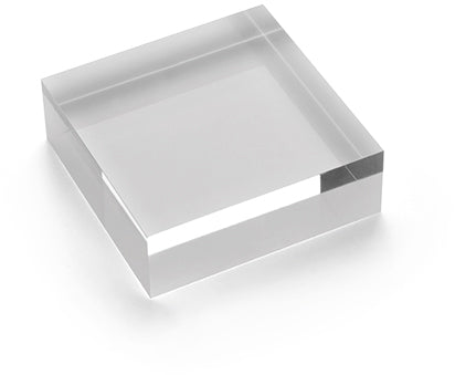 DEFLECTO Acrylblock 75x25mm AB225 transparent poliert