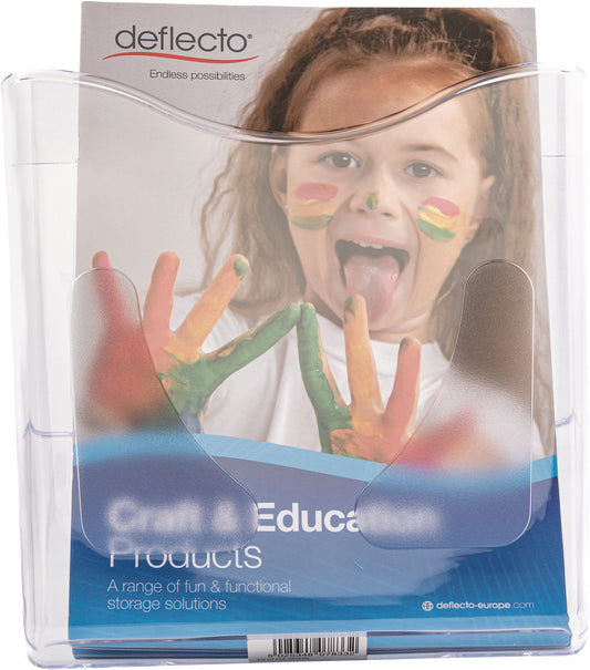 DEFLECTO Wandprospekthalter DocuPocket CP078YTCRY A4, hoch