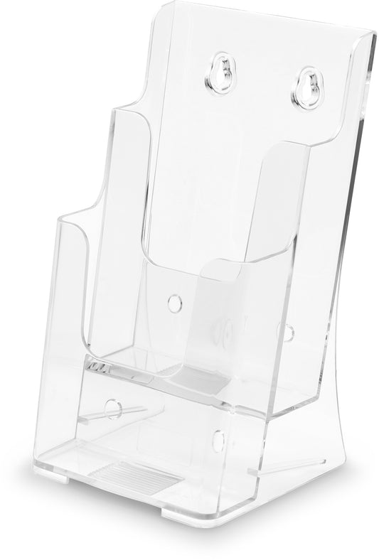 DEFLECTO Prospekthalter Classic 1/3 A4 LHPT431 hoch, 3 Fächer