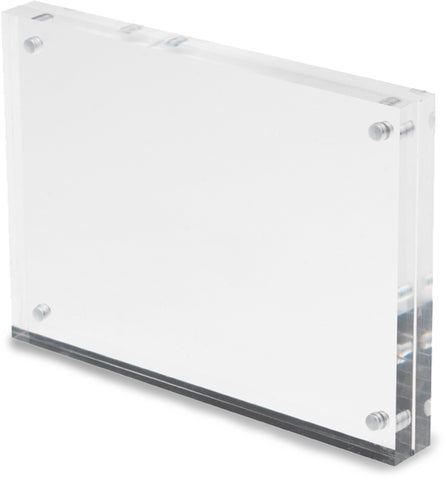 DEFLECTO Magnet. Acrylblock A6 MCHA611 transparent 2x7.5mm