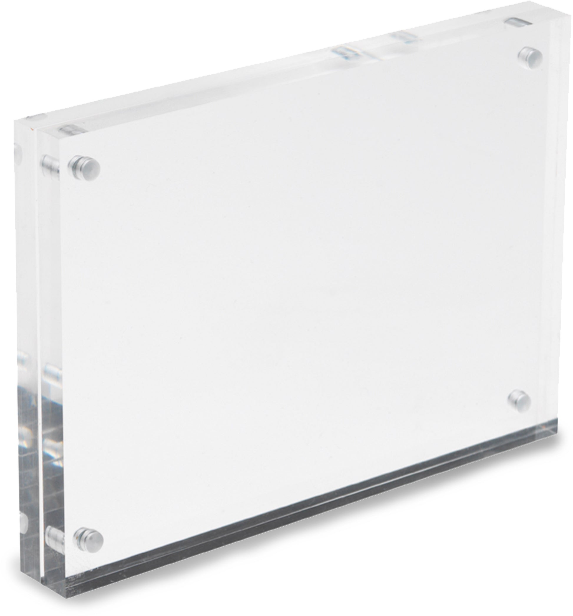 DEFLECTO Magnet. Acrylblock A6 MCHA611 transparent 2x7.5mm