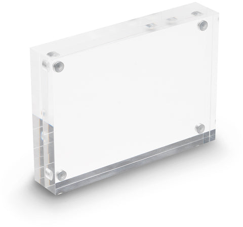 DEFLECTO Magnet. Acrylblock A6 MCHA61130 transparent 2x15mm