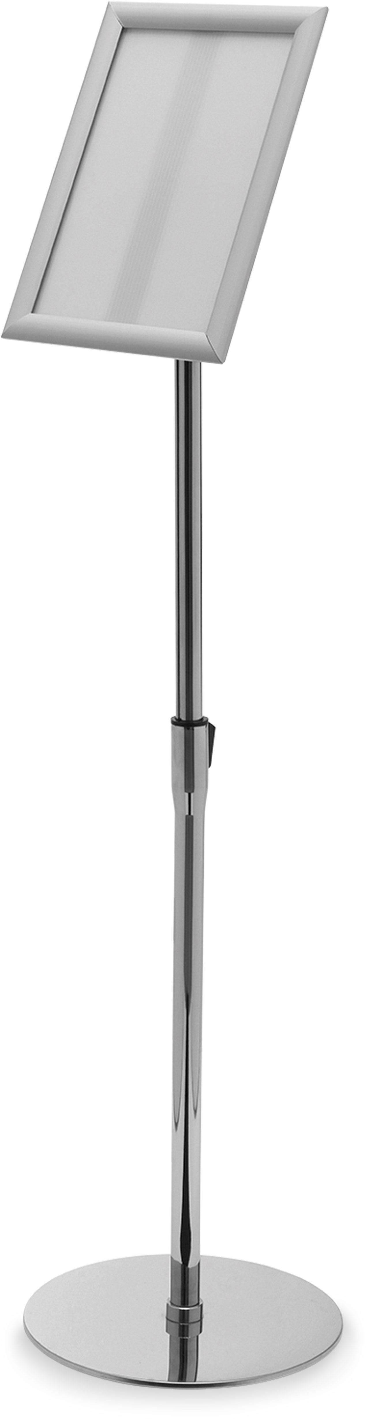 DEFLECTO Bodenständer m. Klapprahmen A4 SFA4SFS grau 33x86-121cm