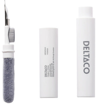 DELTACO Earphone cleaning pen CLP-100 metal tip,brush,sponge,liquid