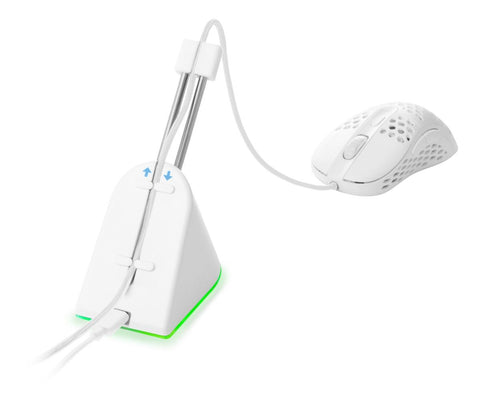 DELTACO Gaming Mouse Bungee, RGB GAM-044-W-RGB White