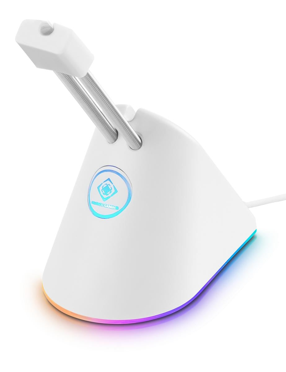 DELTACO Gaming Mouse Bungee, RGB GAM-044-W-RGB White