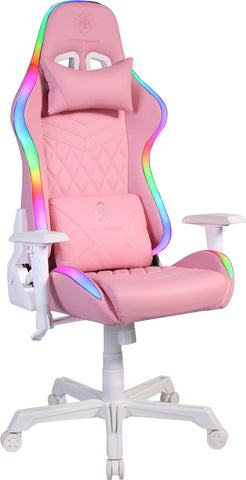 DELTACO RGB Gaming Chair GAM-080-P Pink