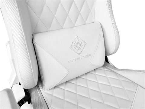 DELTACO RGB LED Gaming Chair White GAM-080-W