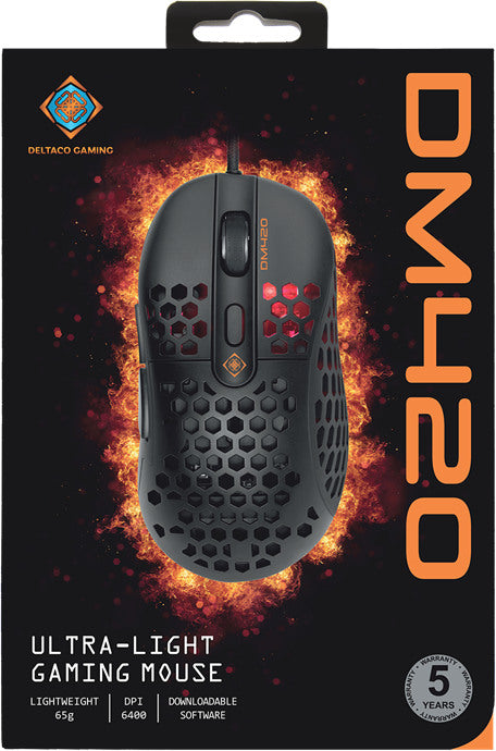 DELTACO Lightweight Gaming Mouse GAM-106 black, DM420