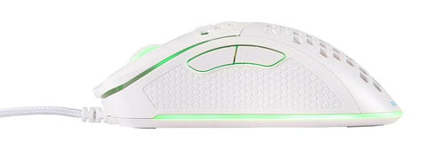 DELTACO Lightweight Gaming Mouse,RGB GAM-108-W White, WM75