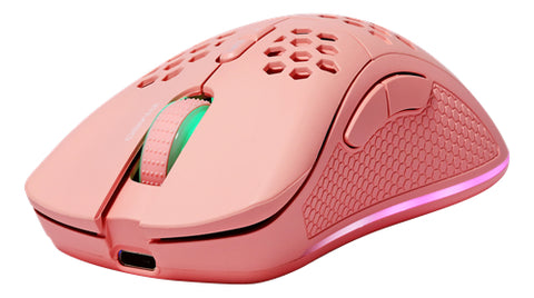 DELTACO Lightweight Gaming Mouse,RGB GAM-120-P Wireless, Pink, PM80