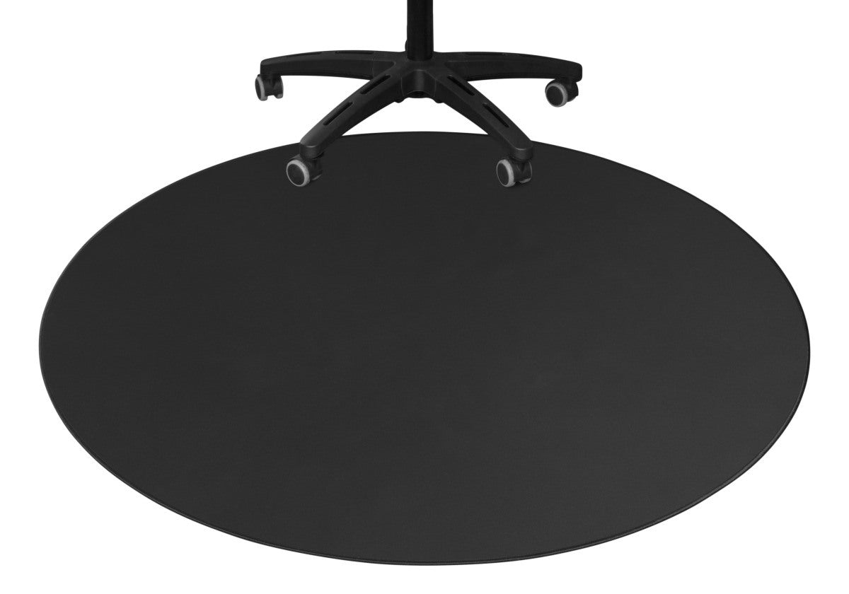 DELTACO Floorpad, round, Black GAM-125 1100x1100x3 mm