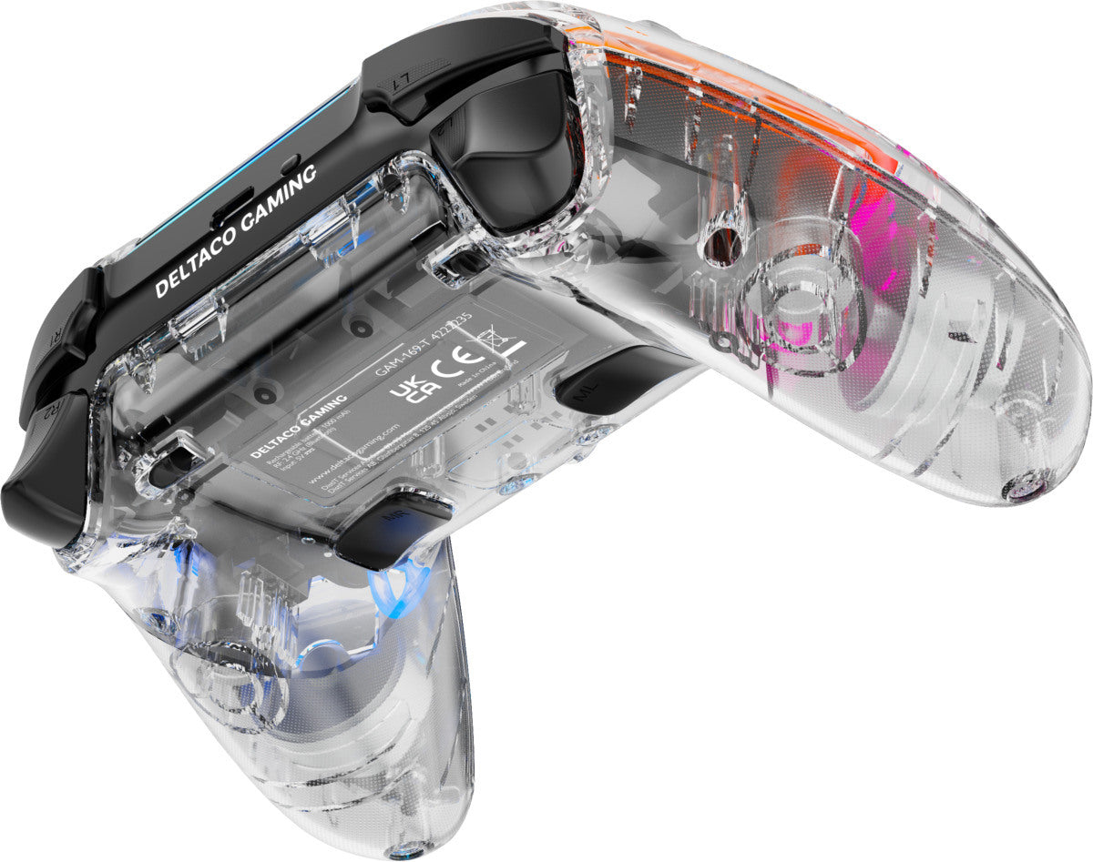 DELTACO Wireless Controller PS4 GAM-139-T Transparent