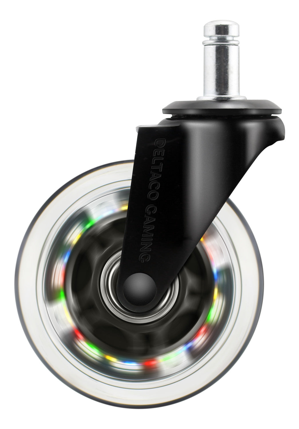 DELTACO RGB Casters,Wheels,5-pack GAM-141 for Gaming Chairs