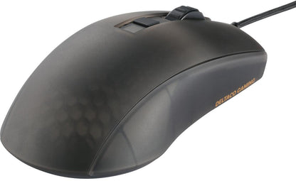 DELTACO Ultralight Gaming Mouse,RGB GAM-144 Semi-Transparent,DM310,Black