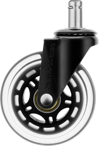 DELTACO Casters, Wheels, 5-pack GAM-157 Dark Line