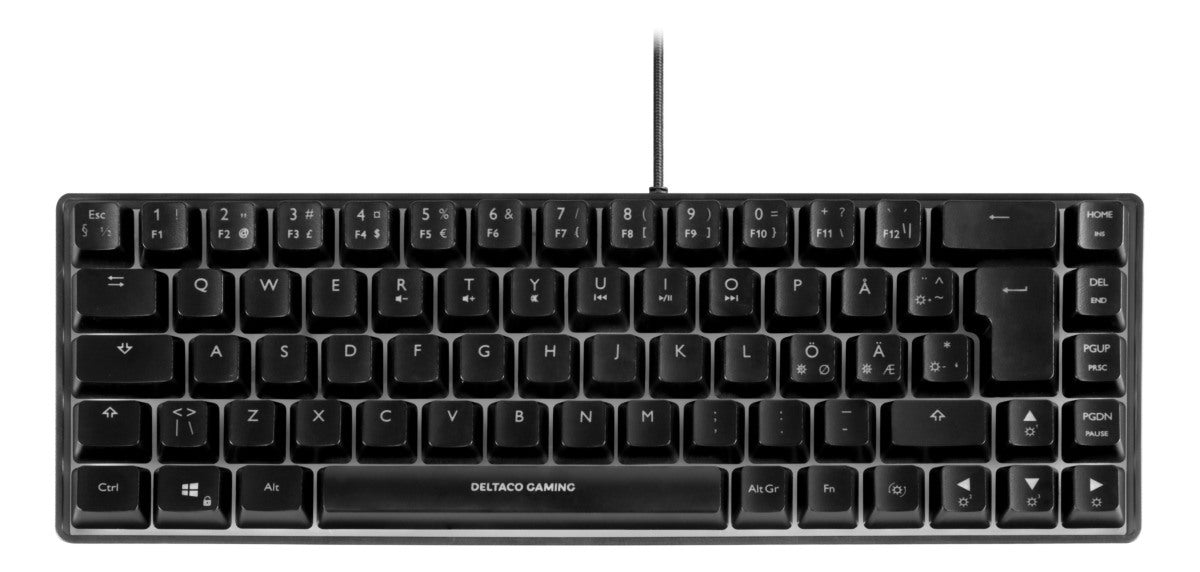 DELTACO TKL Gaming Keyboard membrane GAM-158-CH RGB CH-Layout