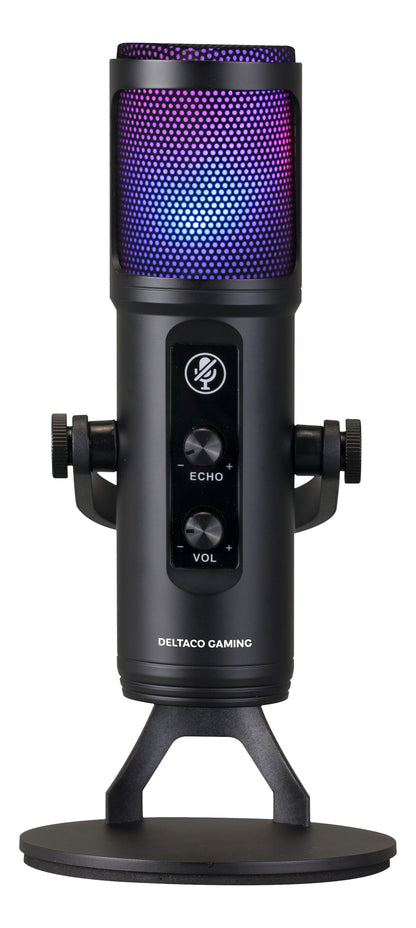 DELTACO RGB Microphone GAM-171 Black