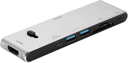 DELTACO USB-C Dockingsstation USBC-HDMI21 2xUSB-C,2xUSB-A,(mic)SD,HDMI