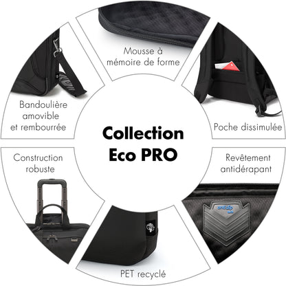 DICOTA Laptop Bag Eco Multi COMPACT D30143-RPET 14-15.6 inch Black