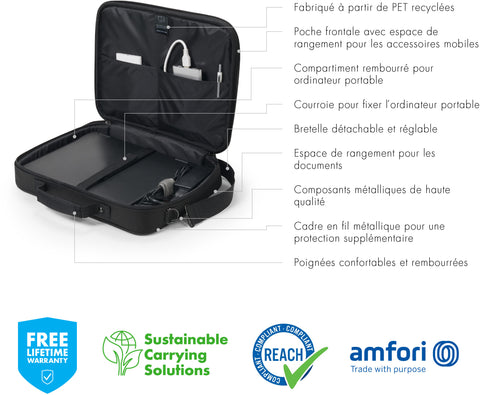 DICOTA Eco Multi Base 15-17.3 D30447-RPET