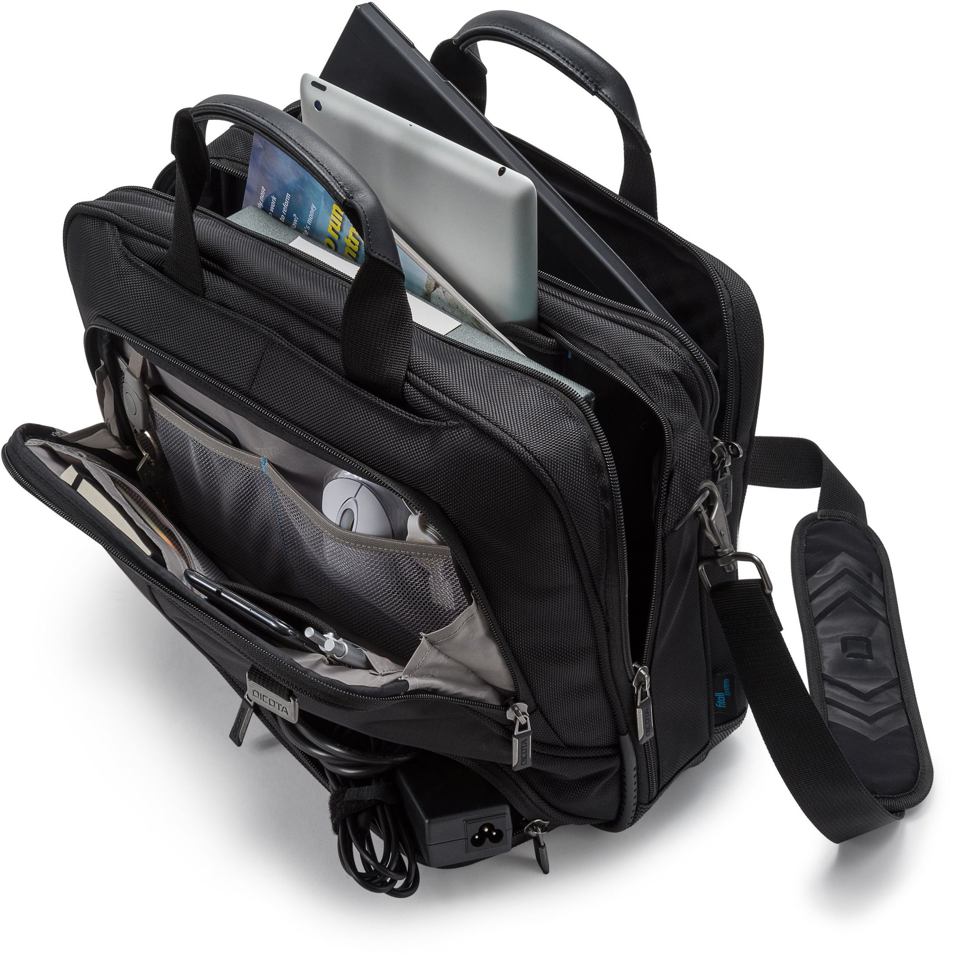 DICOTA Eco Top Traveller Pro 12-14.1 D30842-RPET T black