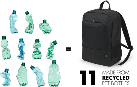 DICOTA Eco Backpack BASE black D30913-RPET for Unviversal 15-17.3