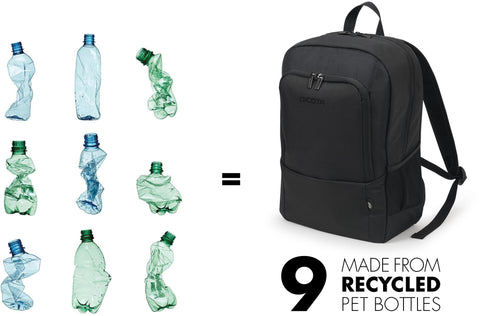 DICOTA Eco Backpack BASE black D30914-RPET for Unviversal 13-14.1