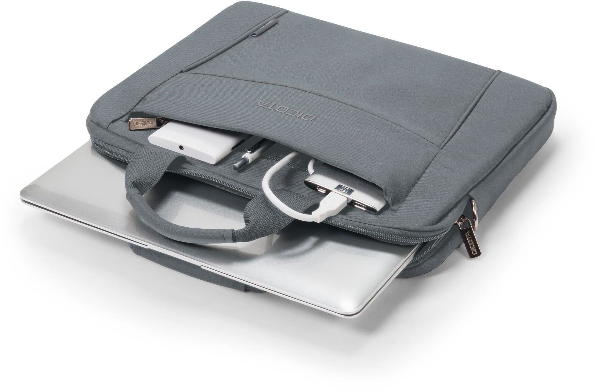 DICOTA Eco Slim Case BASE grey D31305-RPET for Unviversal 13-14.1