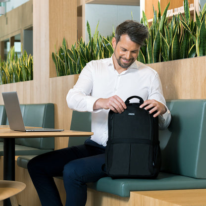 DICOTA Eco Backpack SCALE D31696-RPET 15-17.3 inch Black