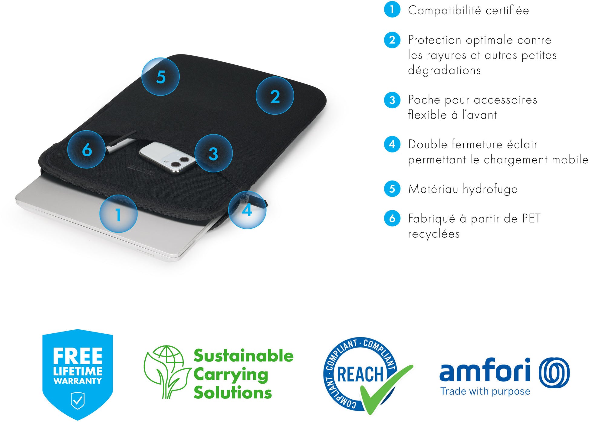 DICOTA Sleeve Eco SLIM S D31992-DFS Microsoft Surface