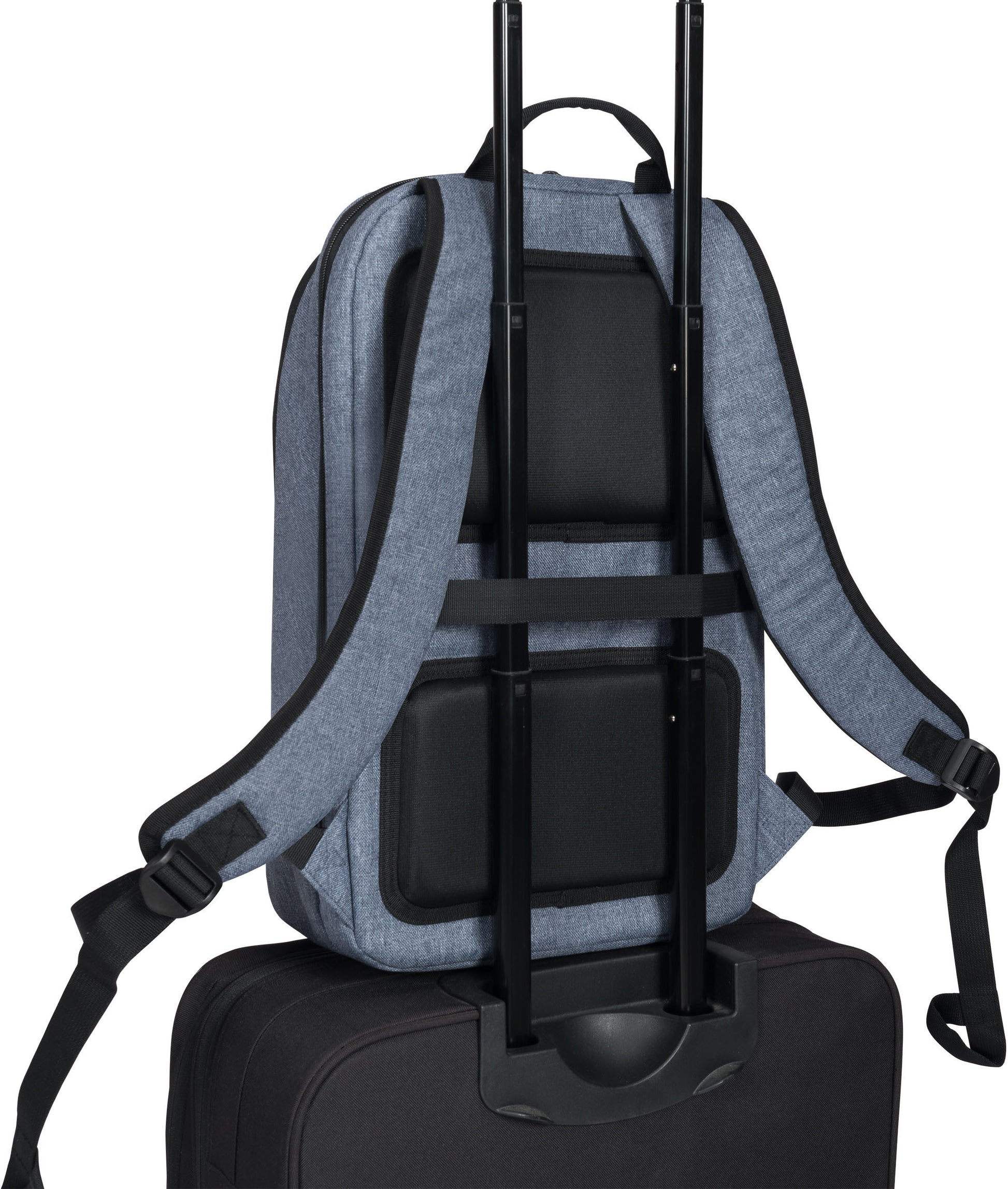 DICOTA Eco Backpack Slim MOTION D32016-RPET 13-14.1 inch Blue Denim