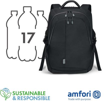 DICOTA Laptop Backpack ECO D32038-RPET 15-17.3 inch Black