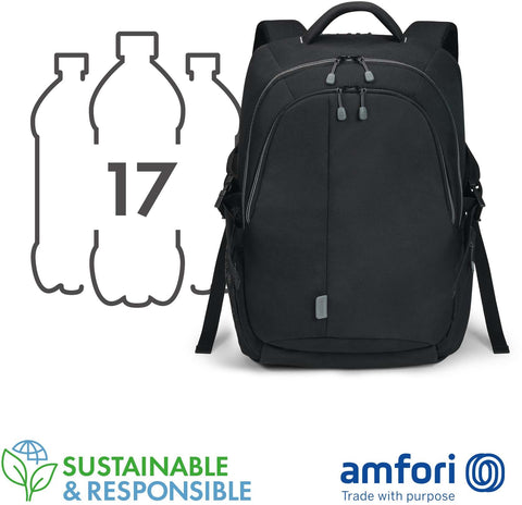 DICOTA Laptop Backpack ECO D32038-RPET 15-17.3 inch Black