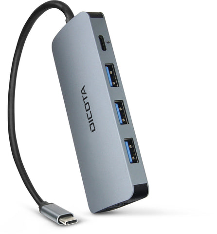 DICOTA USB-C 8-in-1 Multi Hub D32062 4K PD 100W