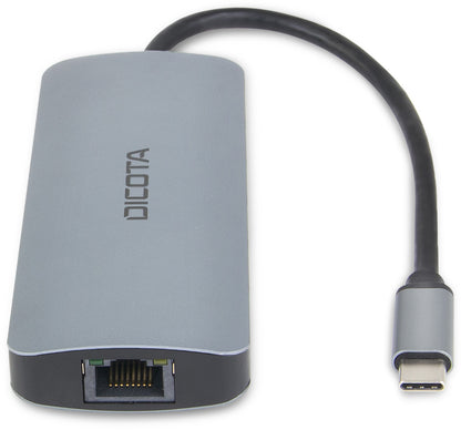 DICOTA USB-C 8-in-1 Multi Hub D32062 4K PD 100W