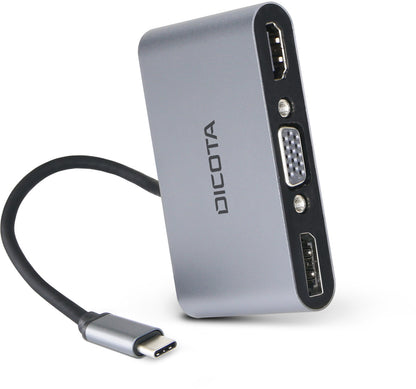 DICOTA Docking Station 5-in-1 USB-C D32064 4K HDMI/DP PD 100W portable