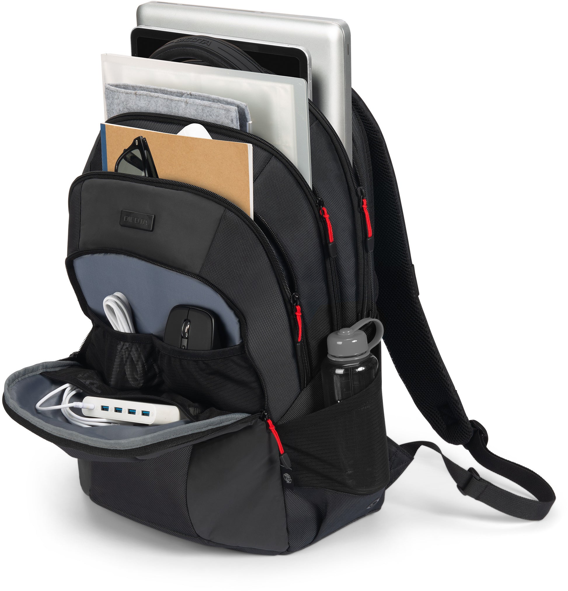 DICOTA Backpack SEEKER II D32119-RPET 13-16 inch Black