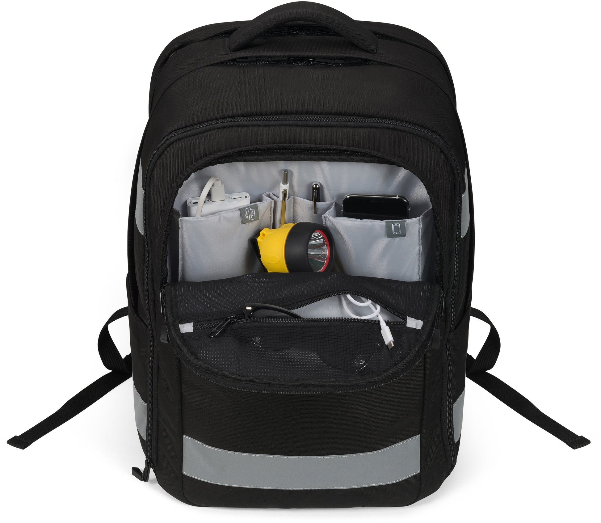 DICOTA Backpack REFLECTIVE 38 litre P20471-06 black