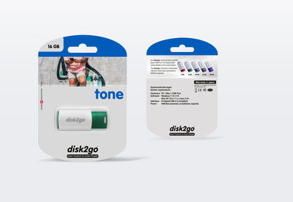 DISK2GO USB-Stick tone 2.0 16GB 30006101