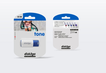 DISK2GO USB-Stick tone 2.0 32GB 30006102 USB 2.0