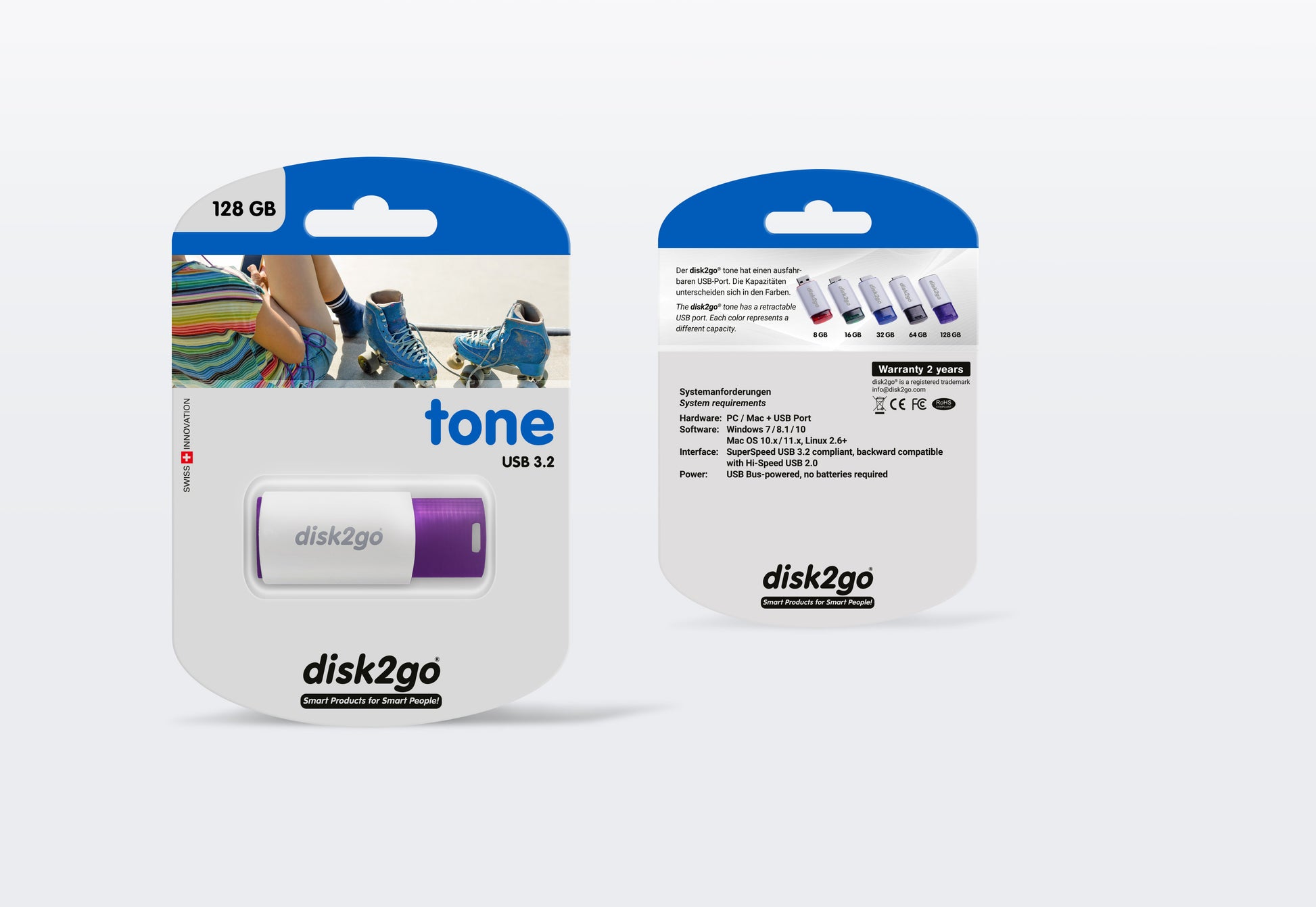 DISK2GO USB-Stick tone 3.0 128GB 30006107 USB 3.0