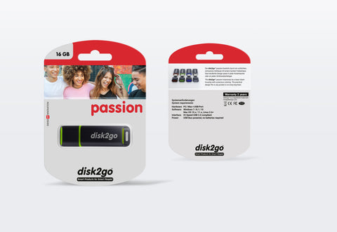 DISK2GO USB-Stick passion 2.0 16GB 30006491 USB 2.0