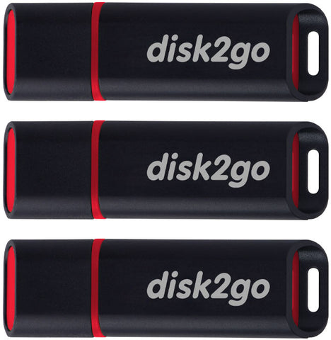 DISK2GO USB-Stick passion 2.0 8GB 30006495 USB 2.0 3 Pack