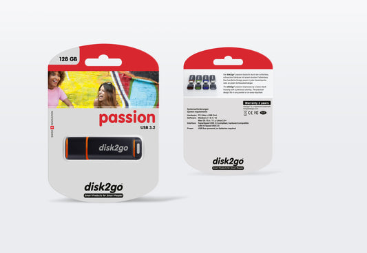 DISK2GO USB-Stick passion 3.0 128GB 30006497 USB 3.0