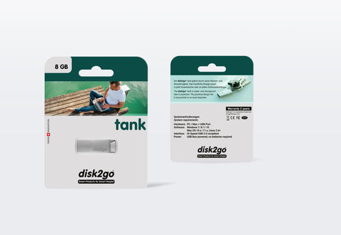 DISK2GO USB-Stick tank 2.0 8GB 30006580 USB 2.0